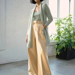 White + Warren Essential Cashmere Trapeze Cardigan Cardigans