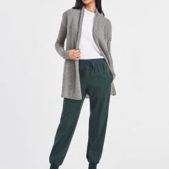 White + Warren Summer Staples Essential Cashmere Trapeze Cardigan