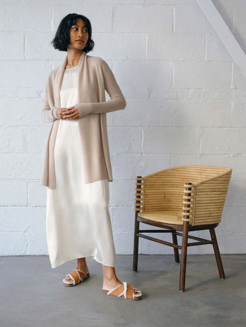 White + Warren Essential Cashmere Trapeze Cardigan Cardigans