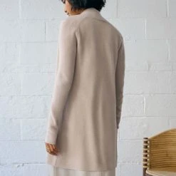 White + Warren Essential Cashmere Trapeze Cardigan Cardigans