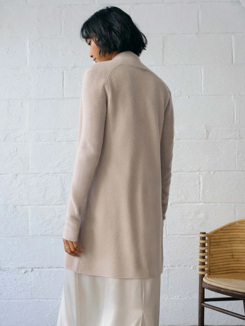 White + Warren Essential Cashmere Trapeze Cardigan Cardigans
