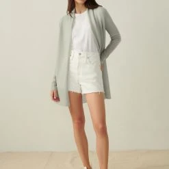 White + Warren Essential Cashmere Trapeze Cardigan Cardigans