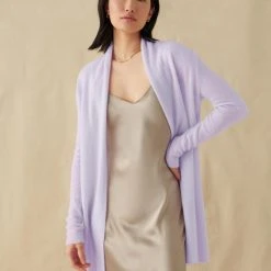 White + Warren Essential Cashmere Trapeze Cardigan