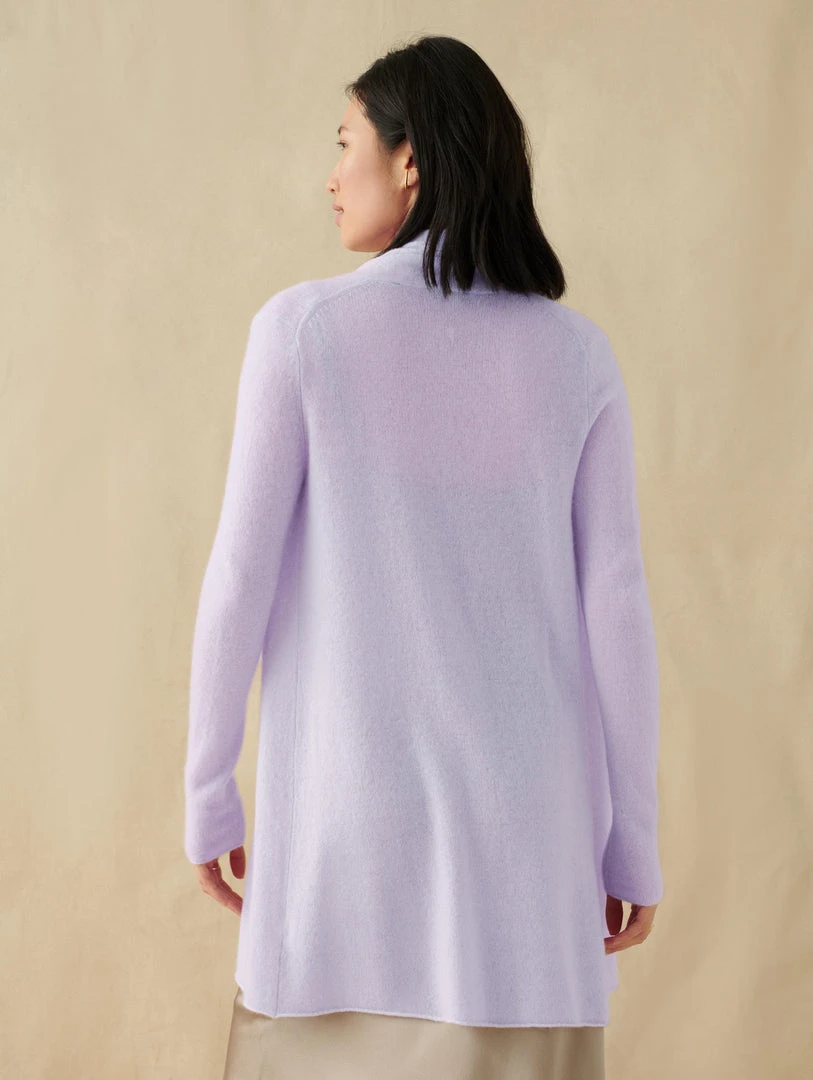 White + Warren Essential Cashmere Trapeze Cardigan