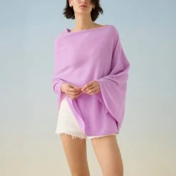 White + Warren Cashmere Two Way Angled Topper