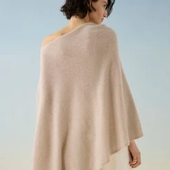 White + Warren Summer Staples Cashmere Two Way Angled Topper