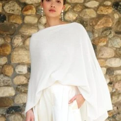 White + Warren Cashmere Two Way Angled Topper Celebration Shop