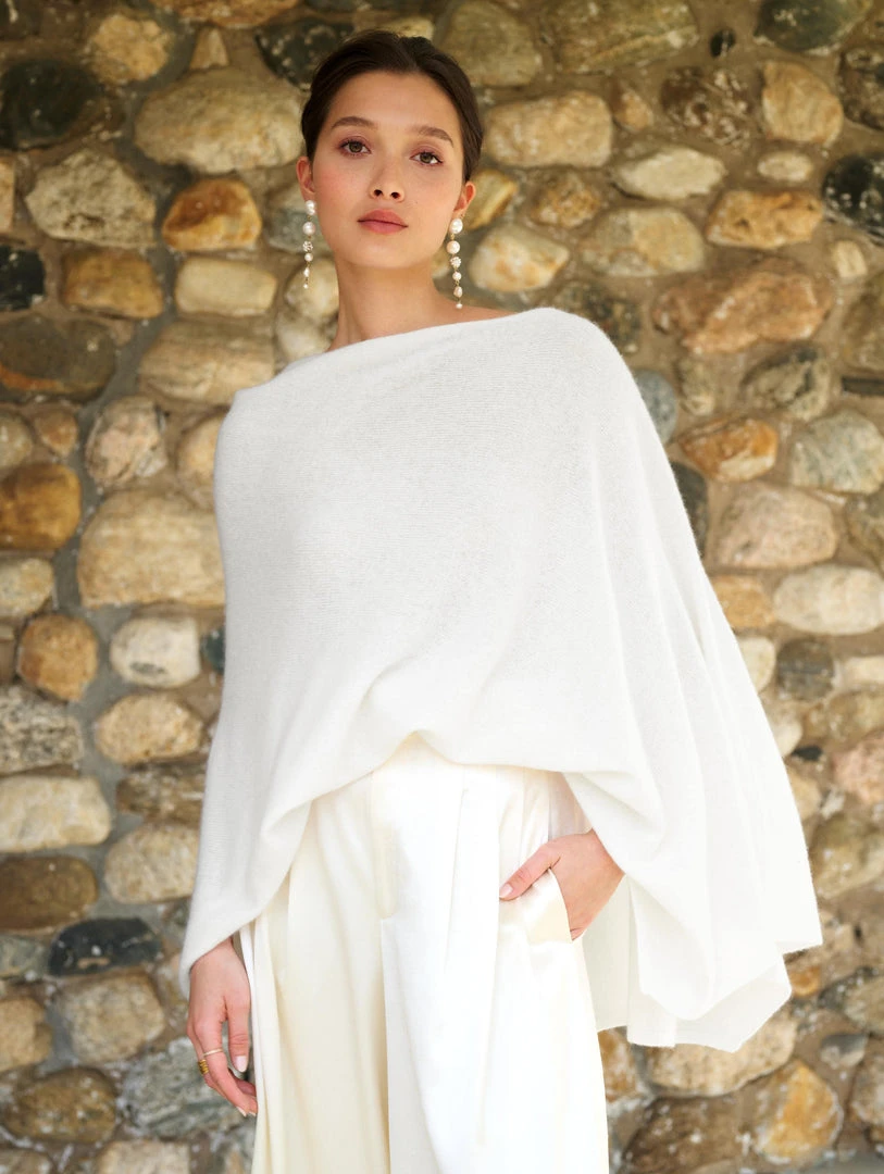 White + Warren Cashmere Two Way Angled Topper Celebration Shop