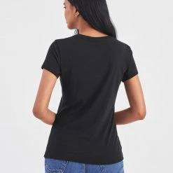White + Warren Cotton Modal V Neck Tee