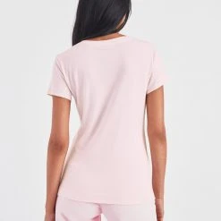 White + Warren Cotton Modal V Neck Tee