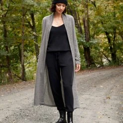 White + Warren Long Cashmere Robe Cardigans