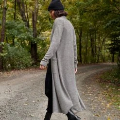 White + Warren Long Cashmere Robe Cardigans