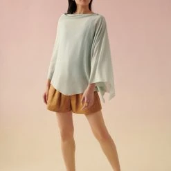 White + Warren Linen Blend Two Way Angled Topper Vacation Wardrobe