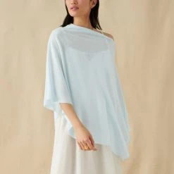 White + Warren Linen Blend Two Way Angled Topper