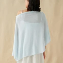 White + Warren Linen Blend Two Way Angled Topper