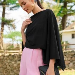 White + Warren Celebration Shop Linen Blend Two Way Angled Topper