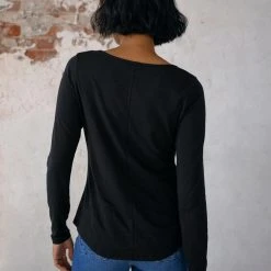 White + Warren Tops + Tees Cotton Modal Boatneck Tee