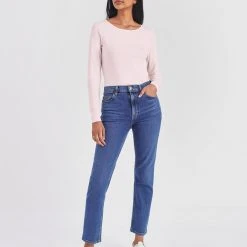 White + Warren Cotton Modal Boatneck Tee Tops + Tees