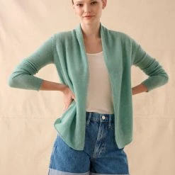 White + Warren Color Shop Essential Cashmere Mini Trapeze