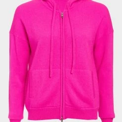 White + Warren Cashmere Zip Up Hoodie Almost Gone