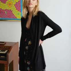 White + Warren Cardigans Cotton Long Open Cardigan