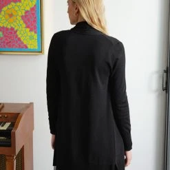 White + Warren Cardigans Cotton Long Open Cardigan