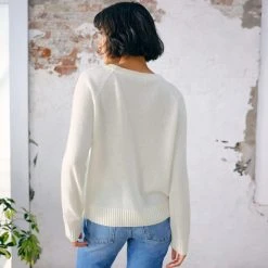 White + Warren Cashmere Sweatshirt