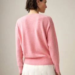 White + Warren Summer Staples Essential Cashmere V Neck