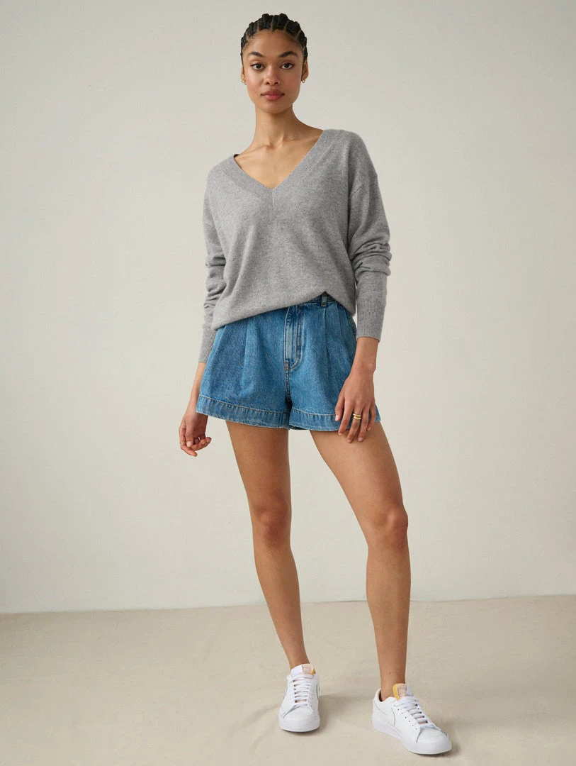 White + Warren Essential Cashmere V Neck Best-Sellers