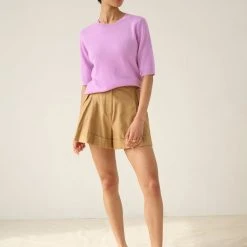 White + Warren Summer Staples Essential Cashmere Tee