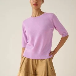 White + Warren Summer Staples Essential Cashmere Tee