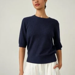 White + Warren Essential Cashmere Tee The New Twinset
