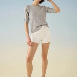 White + Warren Essential Cashmere Tee Celebration Shop