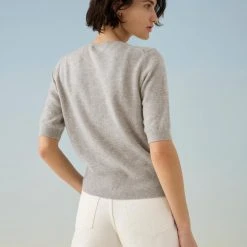 White + Warren Essential Cashmere Tee Celebration Shop