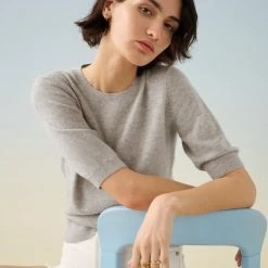White + Warren Essential Cashmere Tee Celebration Shop