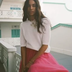 White + Warren Summer Staples Essential Cashmere Tee