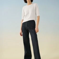 White + Warren Summer Staples Essential Cashmere Tee