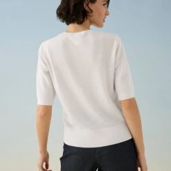 White + Warren Summer Staples Essential Cashmere Tee