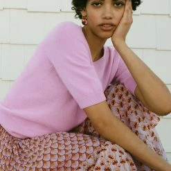 White + Warren Summer Staples Essential Cashmere Tee