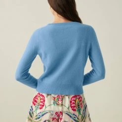 White + Warren The New Twinset Essential Cashmere Shrunken Crewneck