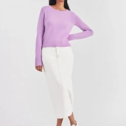 White + Warren Sweaters Essential Cashmere Shrunken Crewneck