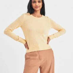 White + Warren Essential Cashmere Shrunken Crewneck