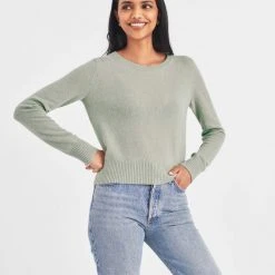 White + Warren Essential Cashmere Shrunken Crewneck The New Twinset