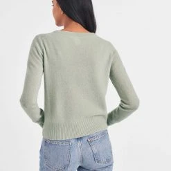 White + Warren Essential Cashmere Shrunken Crewneck The New Twinset
