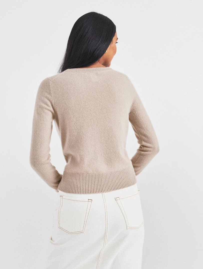 White + Warren Sweaters Essential Cashmere Shrunken Crewneck