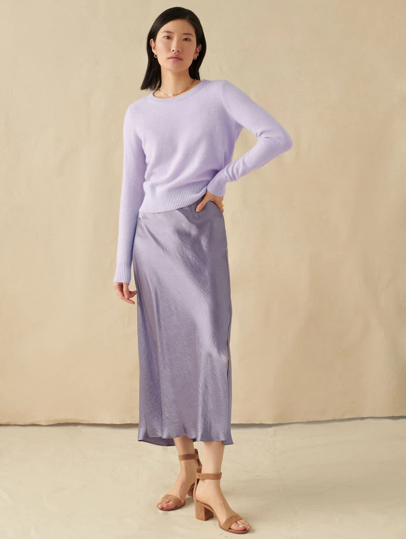 White + Warren Essential Cashmere Shrunken Crewneck Best-Sellers