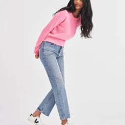 White + Warren Essential Cashmere Shrunken Crewneck Almost Gone