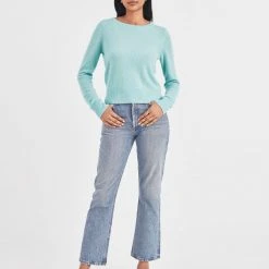 White + Warren Essential Cashmere Shrunken Crewneck