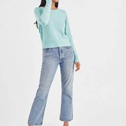 White + Warren Essential Cashmere Shrunken Crewneck