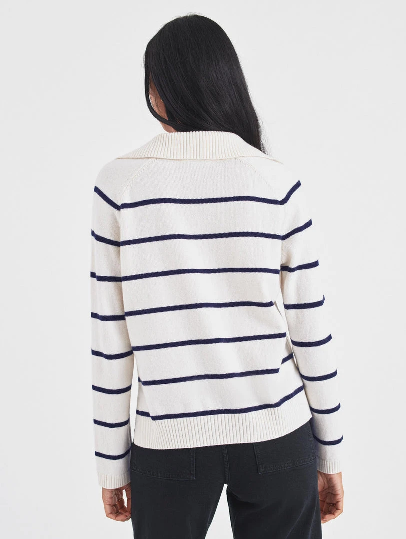 White + Warren Cotton Long Sleeve Polo